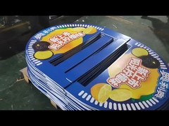 Máquina de colagem de gráficos de cola XY para ecrãs POS/POP corrugados (FSDU, CDU, depósitos)