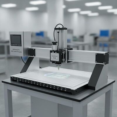 Plotador de cola XY com diâmetro de bocal de 0,3 mm, tempo de trabalho de 24 horas e tamanho de trabalho de 3200x2000 mm para colagem de precisão