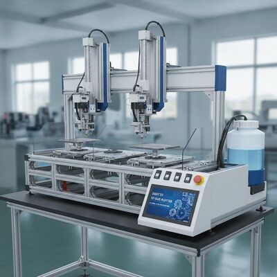 Máquina de colagem XY Glue Plotter com seleção de estação de trabalho flexível para até quatro operadores e tempo de trabalho de 24 horas