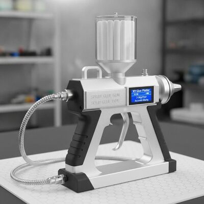 Colador CNC para plotter de cola XY com saída de cola de 2-3Kg por hora, cola quente e cola fria em uma operação e máximo de 1,5 M / seg. Velocidade
