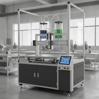 Plotador automático de colagem XY com 840 mm de altura da pilha e colagem a quente e a frio em uma operação com ajuste automático de altura